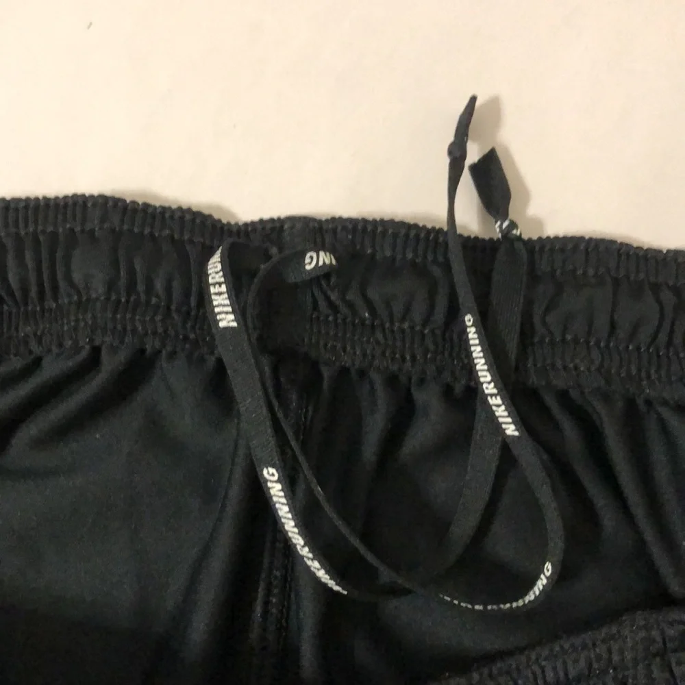 Nike Black Track Running Athletic Pants Size Medium